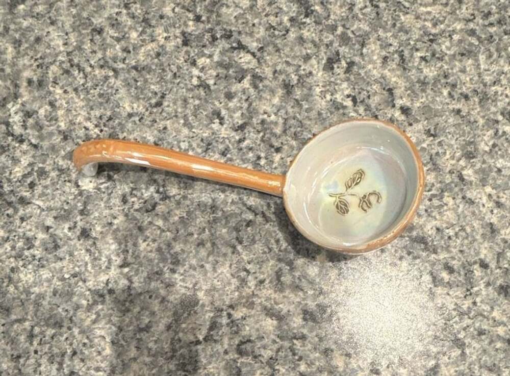 Noritake Vintage Hand Painted Ceramic Ladle